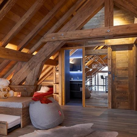 Chalet Prestige L'Atelier Lodge Лес дьо Алпс Екстериор снимка