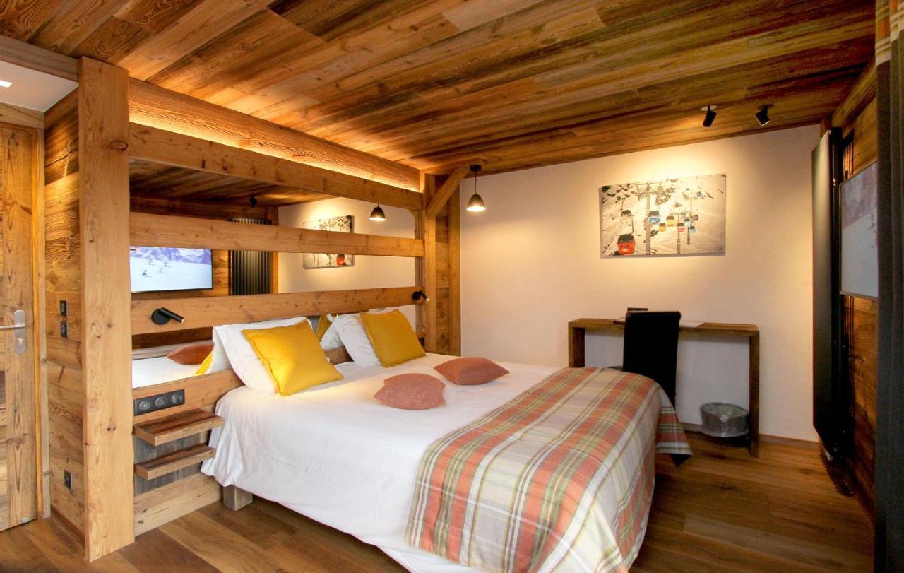 Chalet Prestige L'Atelier Lodge Лес дьо Алпс Екстериор снимка